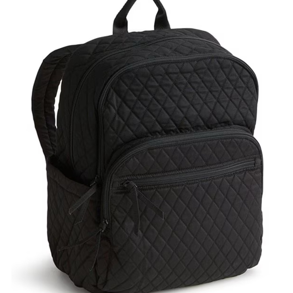 Vera Bradley Quilted Black Backpack